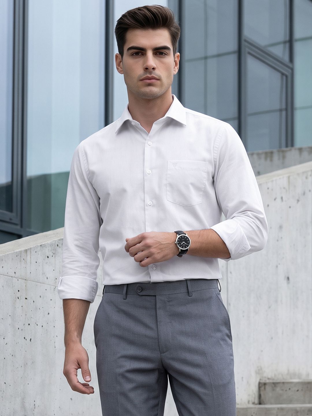 INVICTUS Spread Collar Formal Shirt-picture-13