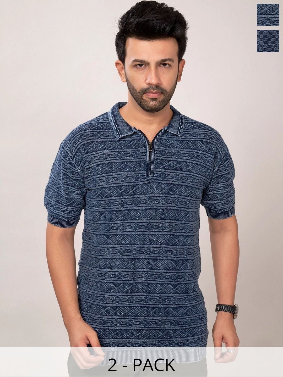 CHOKRA Men 2 Polo Collar T-shirt-picture-52