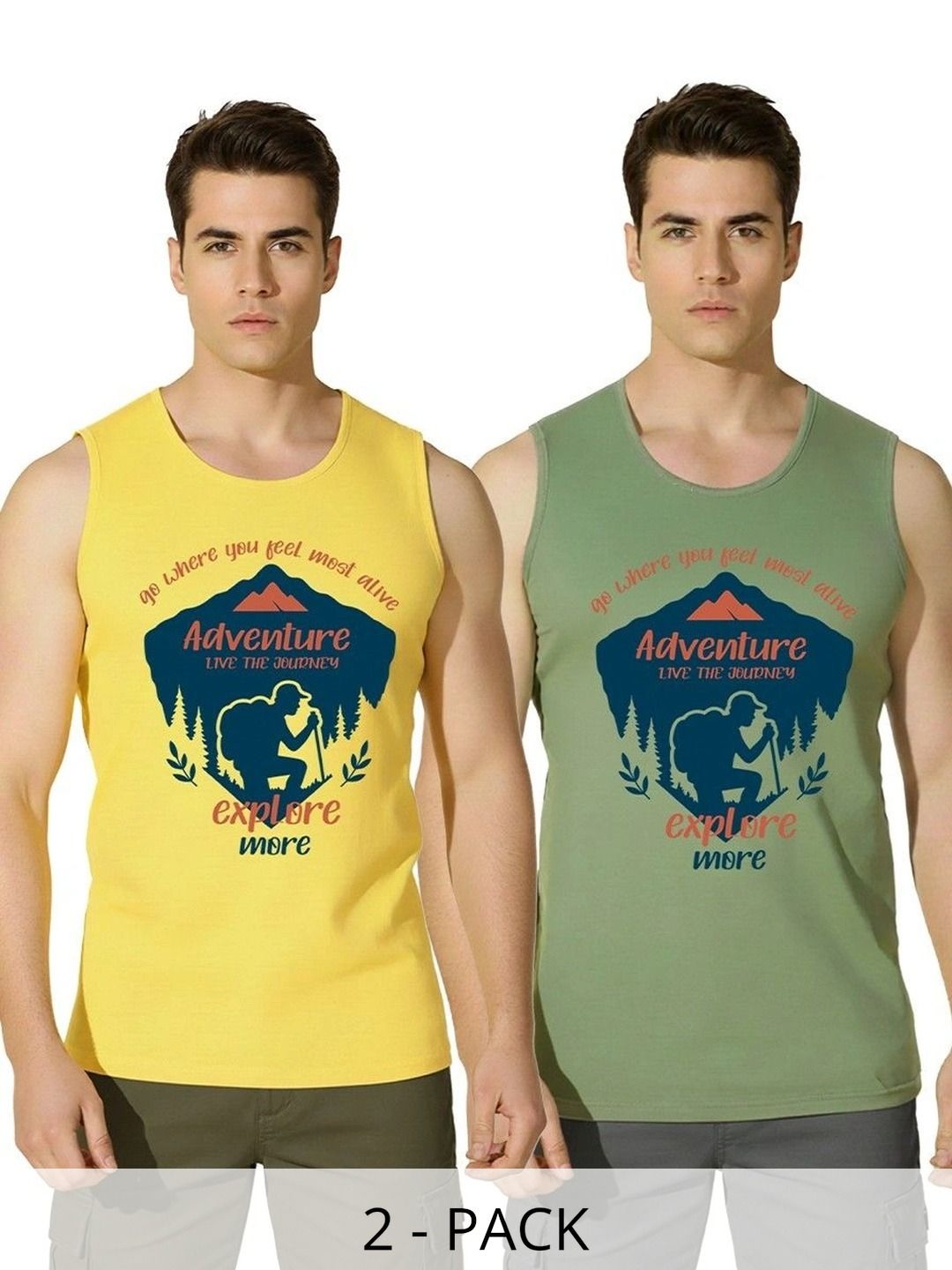WOOSTRO Pack of 2 Printed Cotton Tank-picture-11