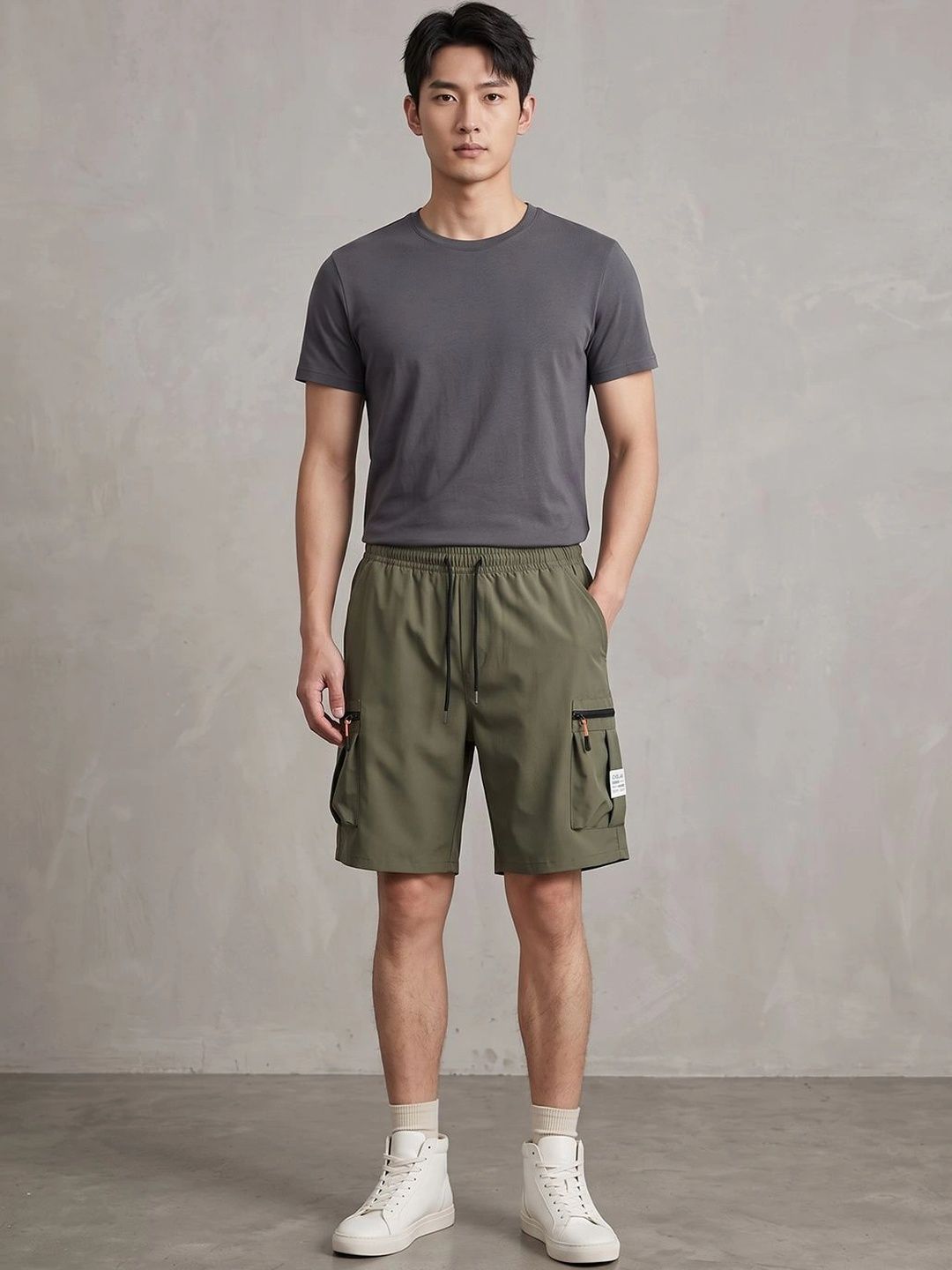 Suo Men Cargo Shorts-picture-48