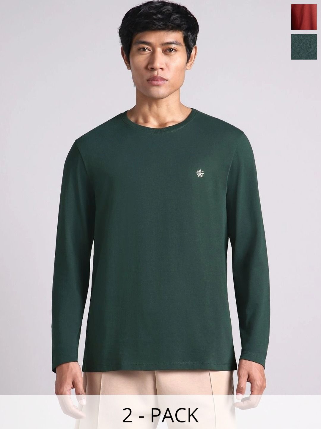 CULT Men Brand Logo 2 Bio Finish T-shirt-picture-50
