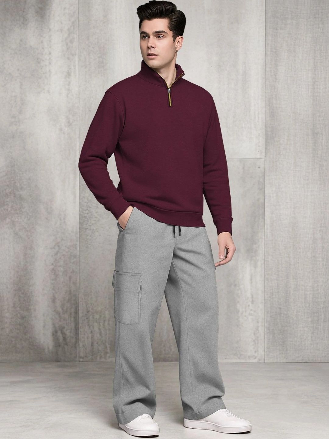 TRIPR Mock Collar Mid Rise Tracksuits-picture-25