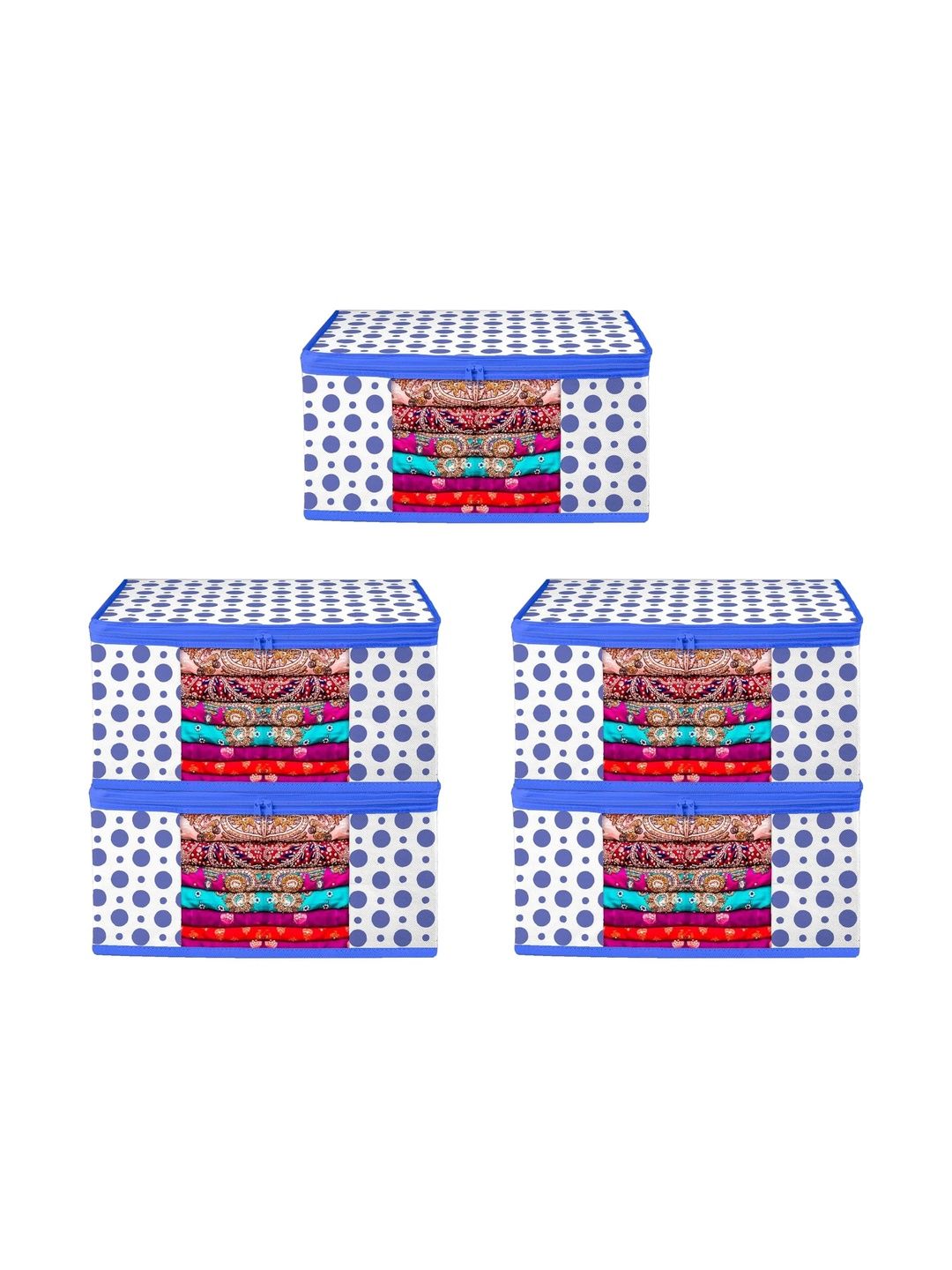 AARON INC Blue Set of 5 Reusable Multi-Utility Organisers-picture-14