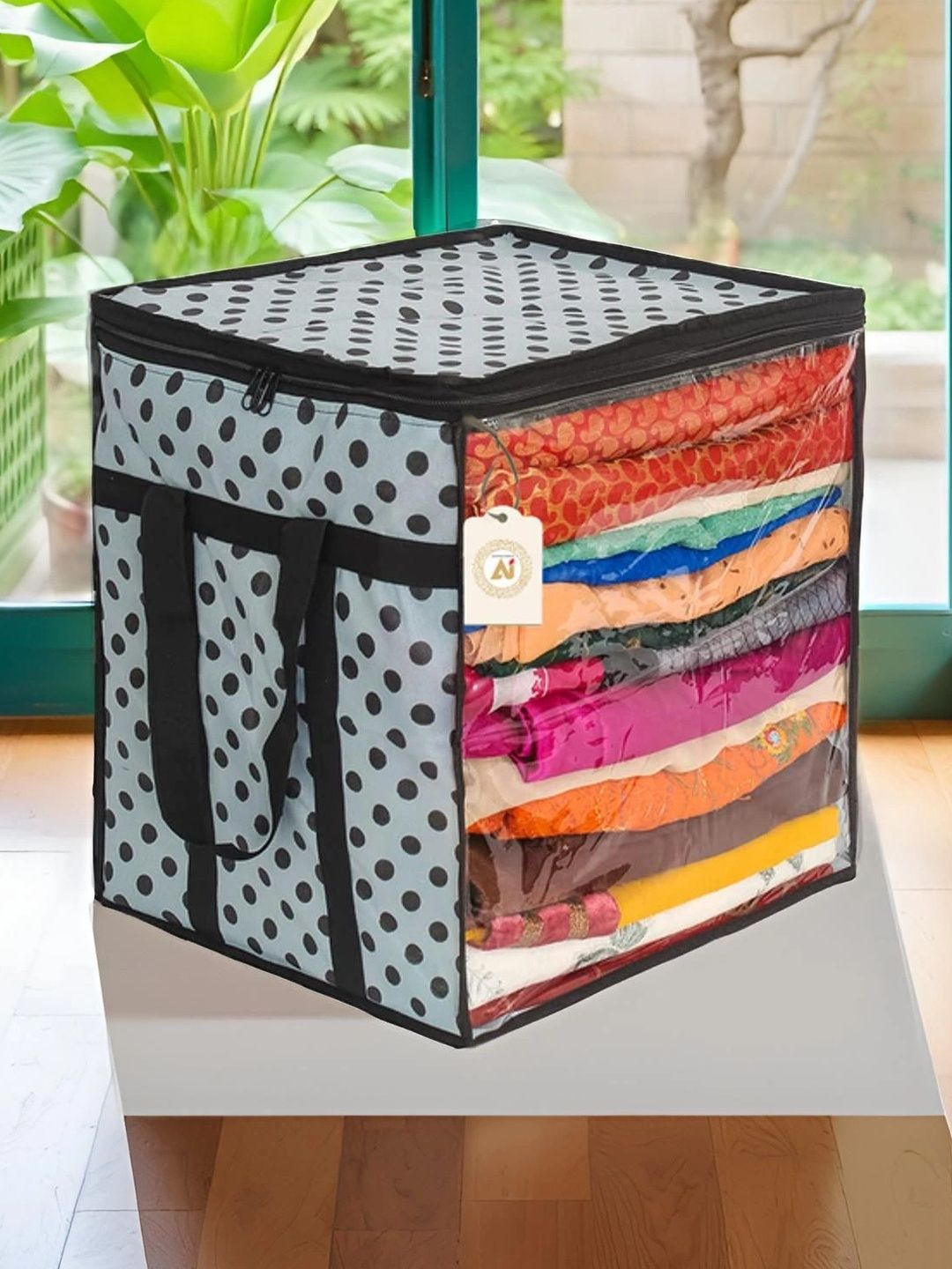 ANKIT INTERNATIONAL Black Set of 1 Reusable Multi-Utility Organisers-picture-8
