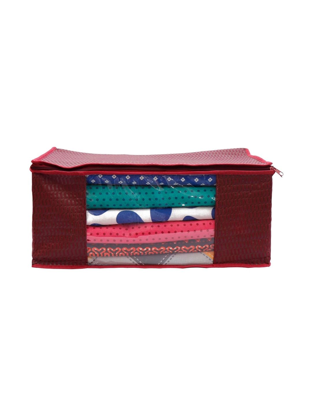 AARON INC Maroon Set of 1 Reusable Multi-Utility Organisers-picture-34