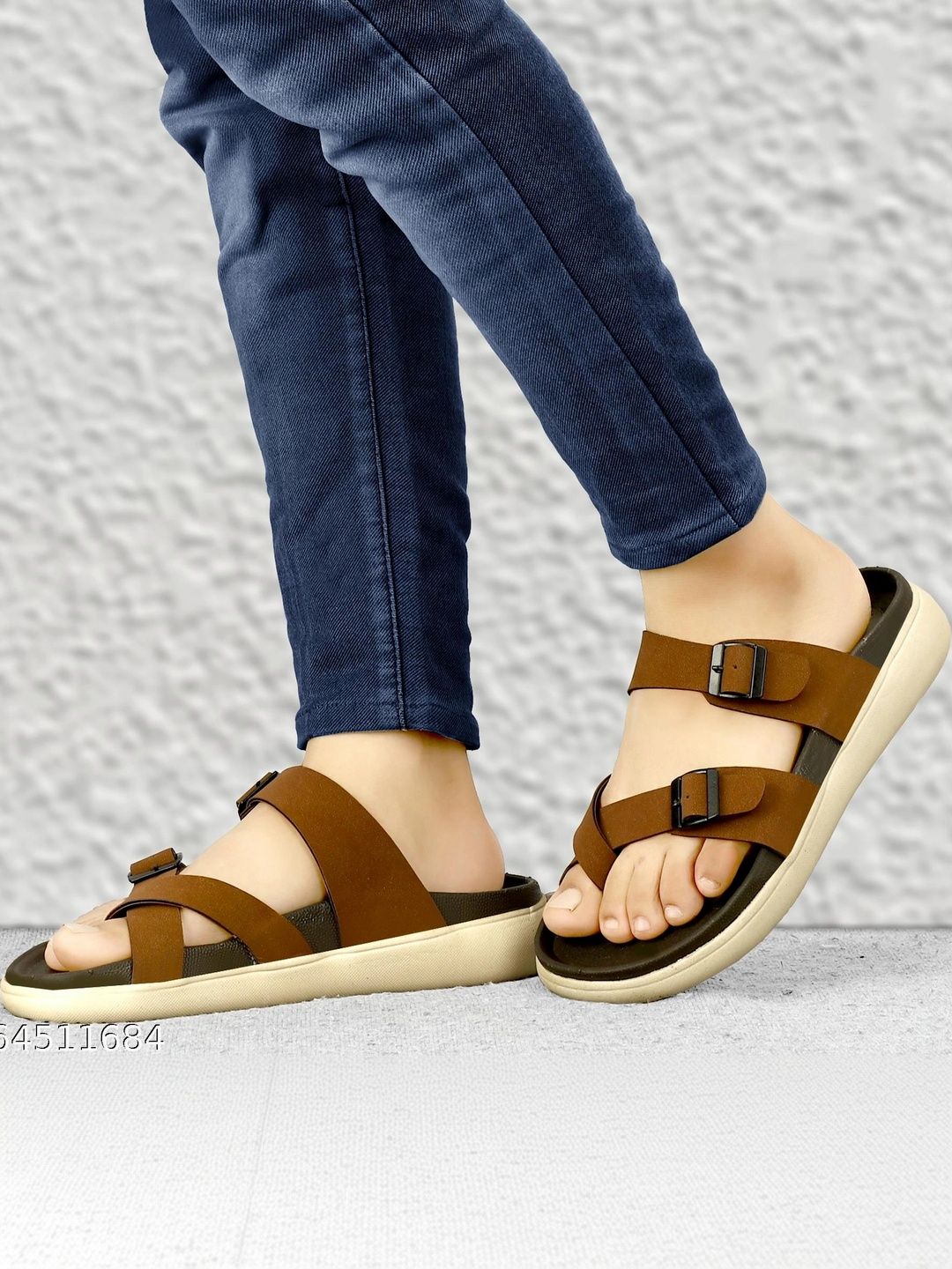 Robbie Jones Men PU Comfort Sandals-picture-11