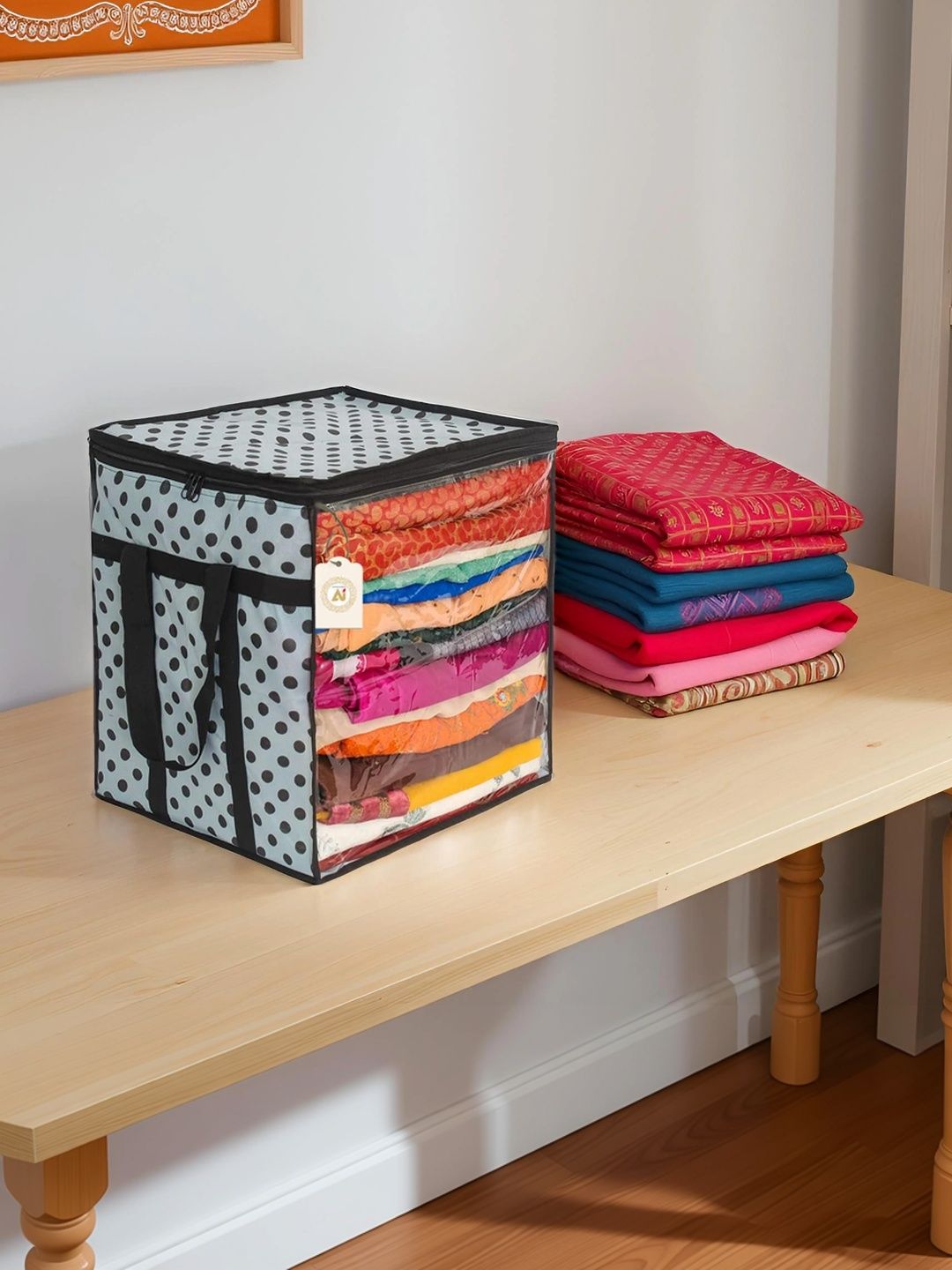 ANKIT INTERNATIONAL Black Set of 1 Reusable Multi-Utility Organisers-picture-41