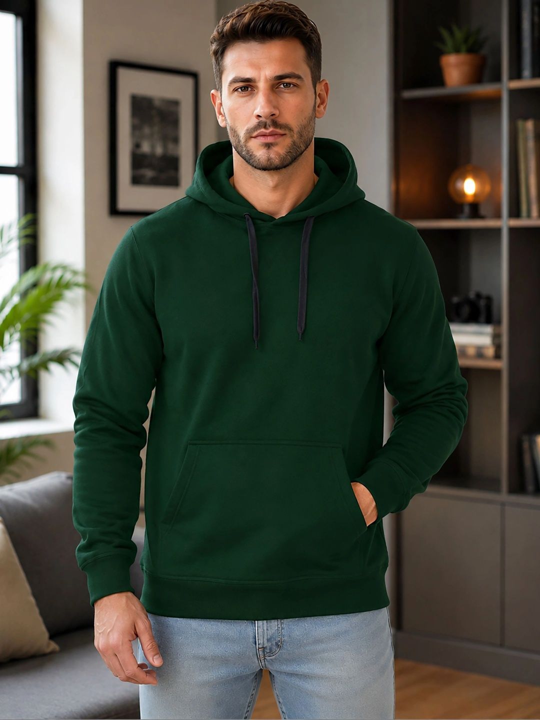 GLITO Men Printed Hooded Sweatshirt-picture-41