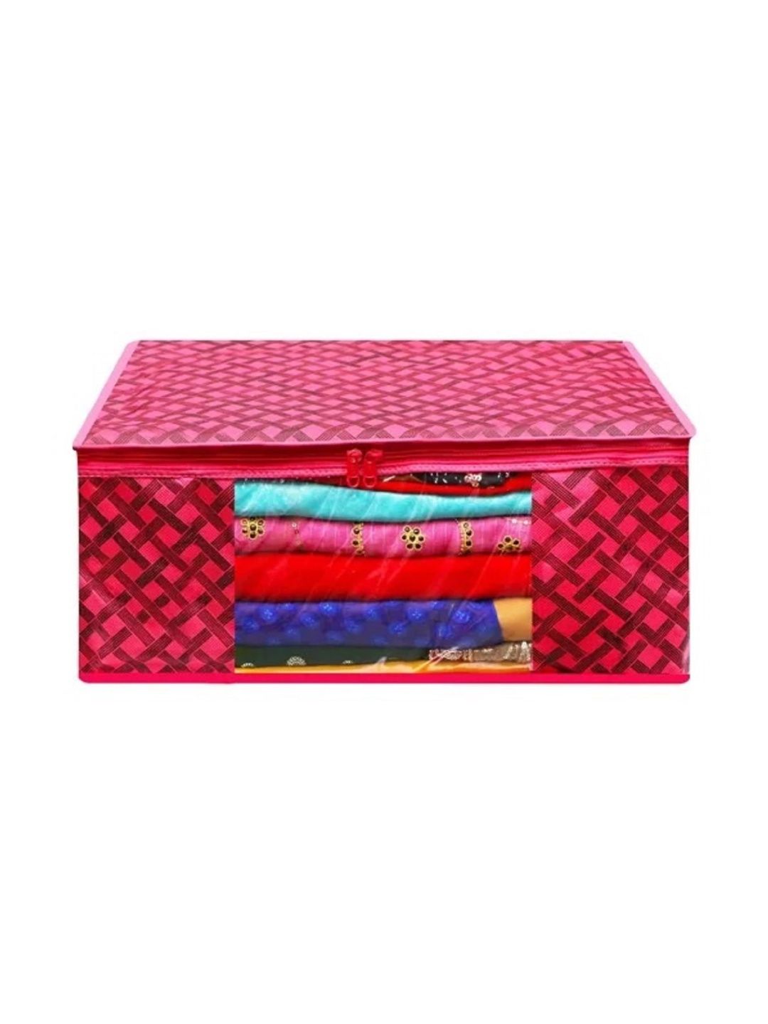 ANKIT INTERNATIONAL Red Set of 1 Reusable Multi-Utility Organisers-picture-22