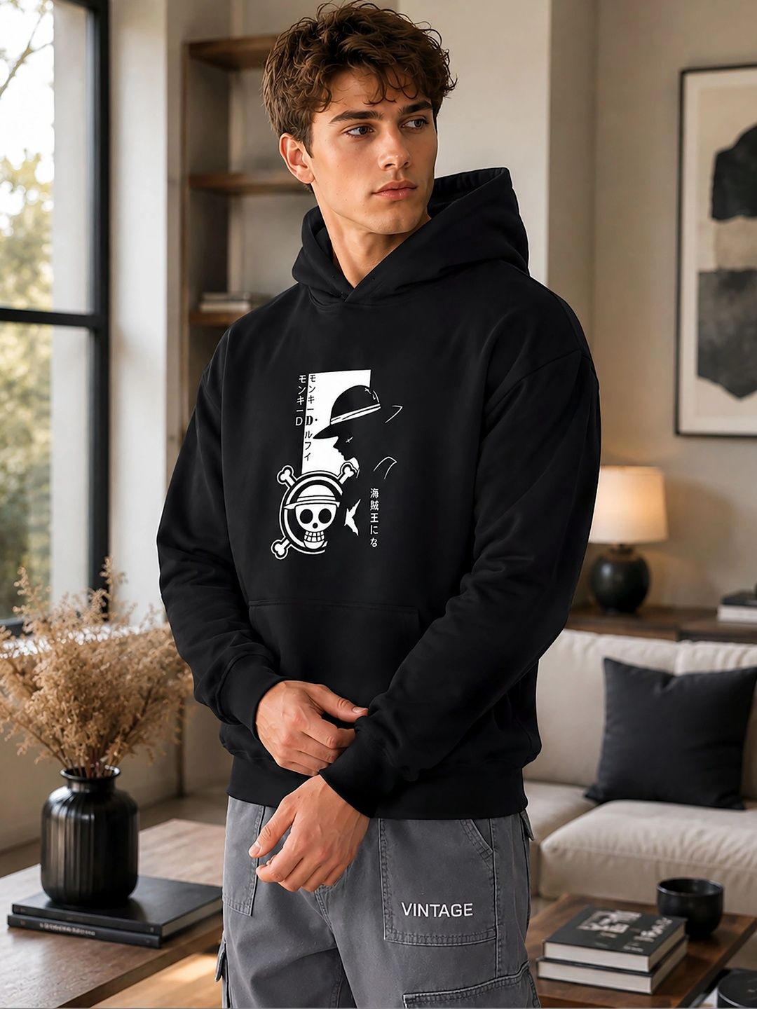 SZN Men Printed Hooded Sweatshirt-picture-25