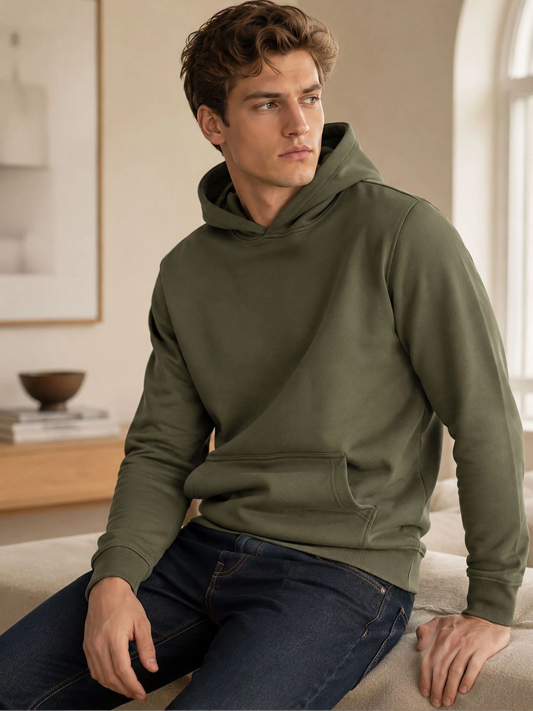 ATIGIANO Men Printed Hooded Sweatshirt-picture-38