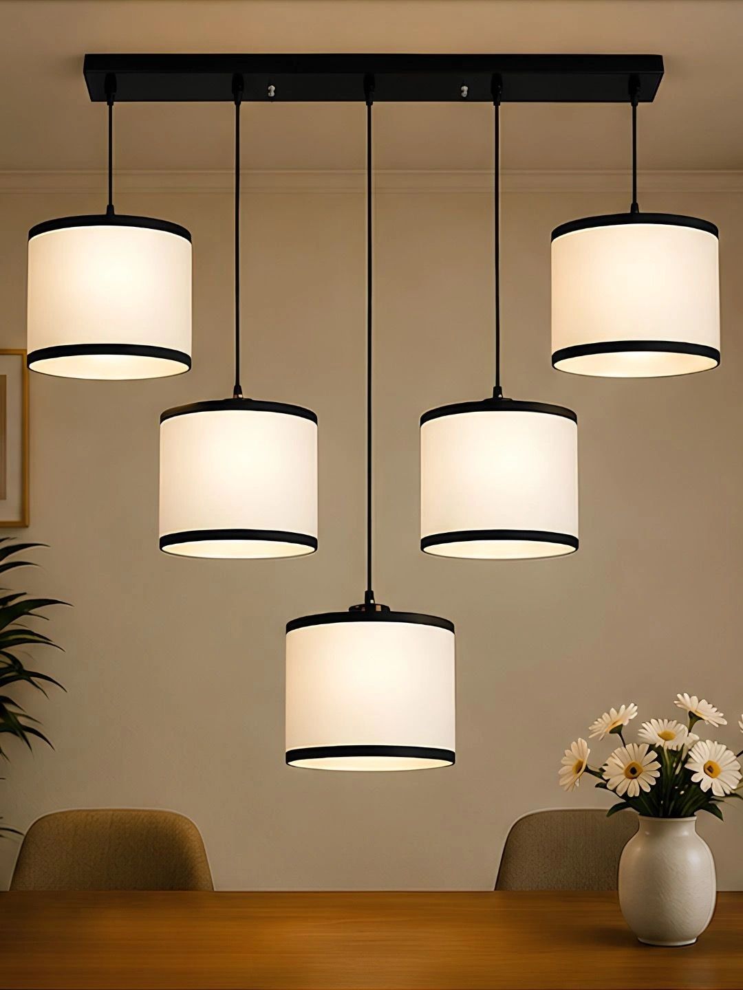 Myntra Elegant Homes White Contemporary Ceiling Lamp-picture-18