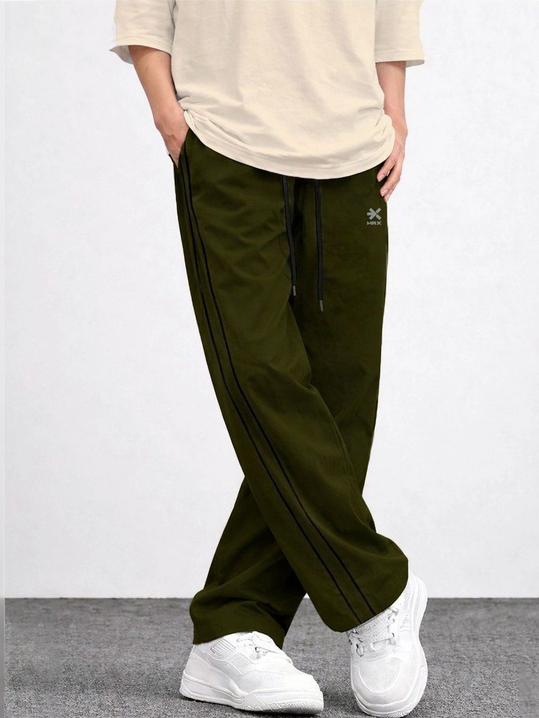 HRX by Hrithik Roshan Men Relaxed Fit Training Track Pants-picture-30