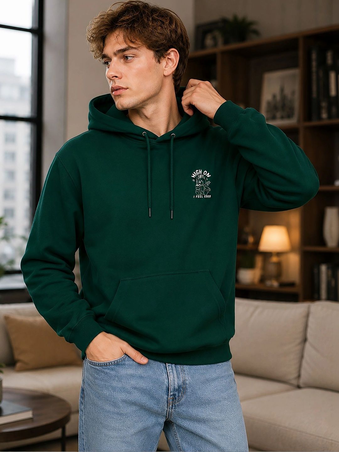 MaverIQ Men Typography Printed Hooded Pullover Oversized Sweatshirt-picture-27