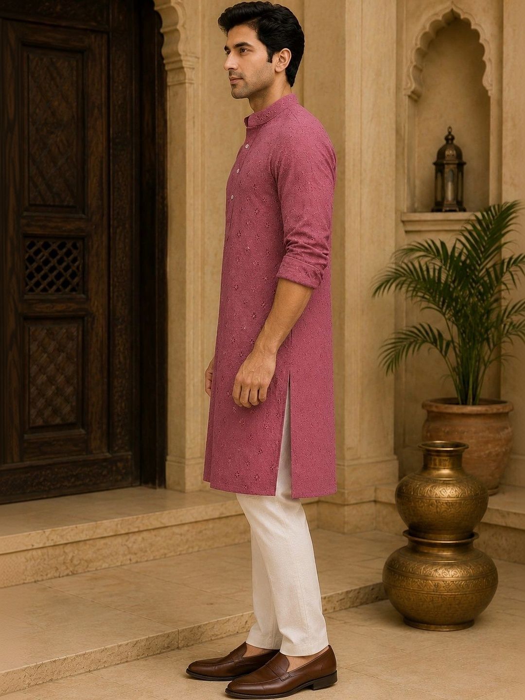 FUBAR Men Embroidered Thread Work Kurta-picture-40