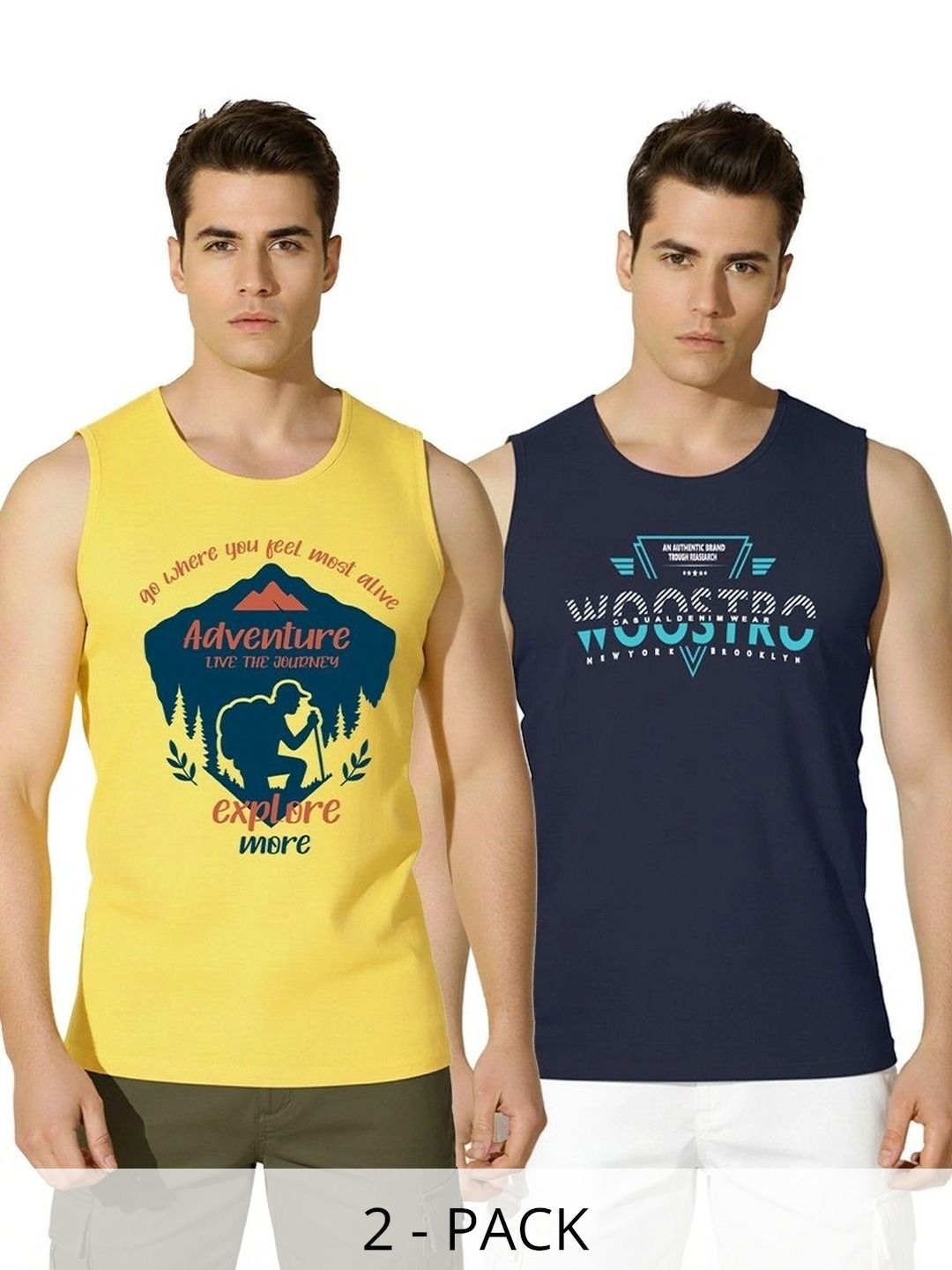 WOOSTRO Pack of 2 Printed Cotton Tank-picture-15