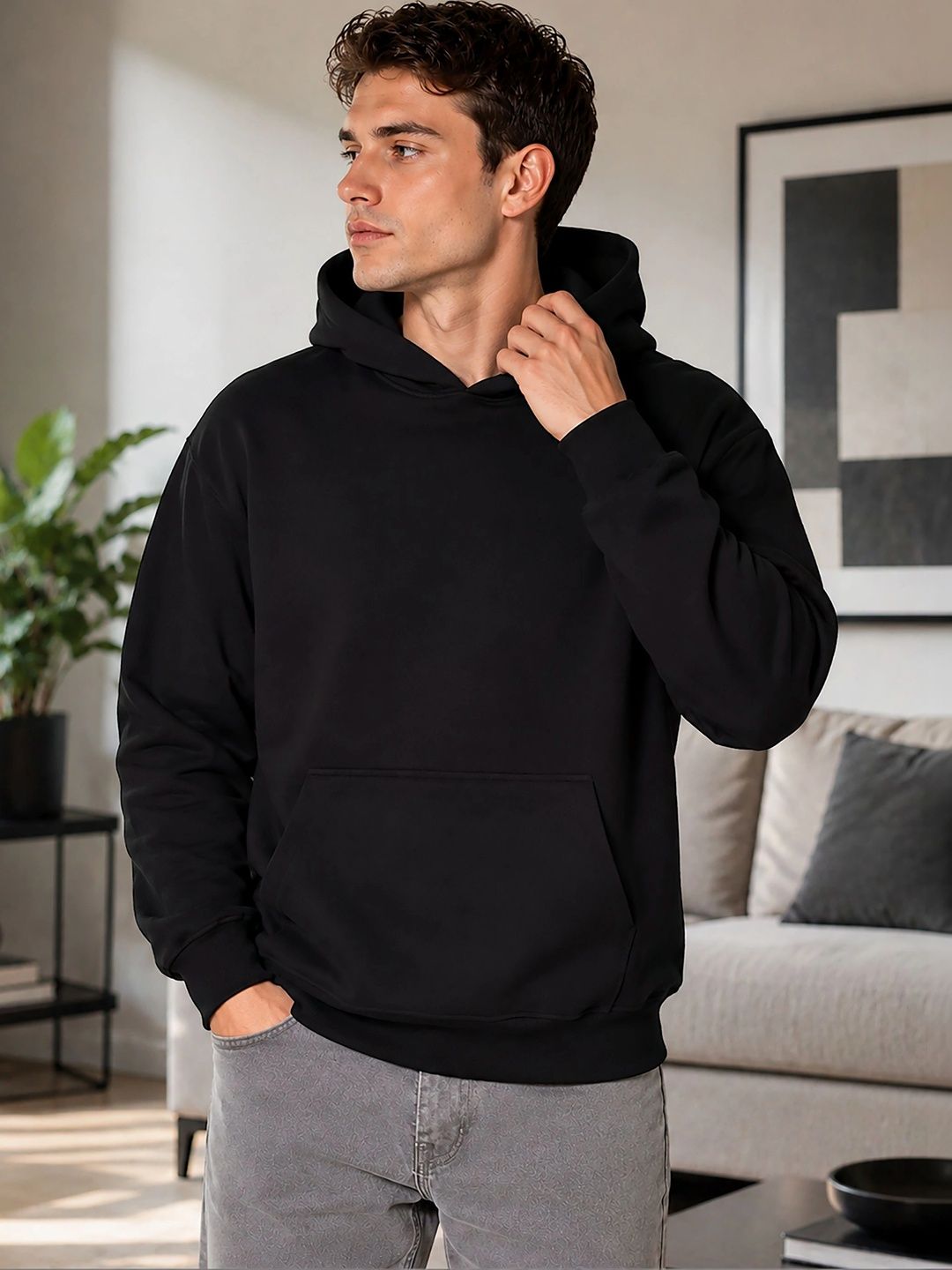 MaverIQ Men Printed Hooded Sweatshirt-picture-31