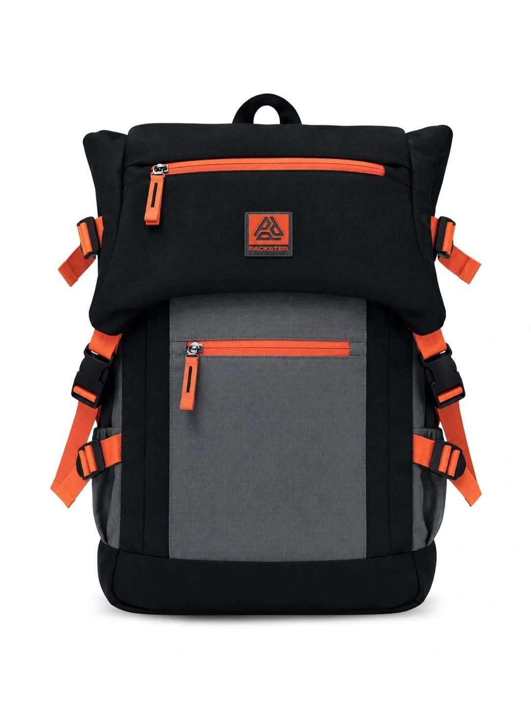 Packster Unisex Colourblocked Contrast Detail Backpack-picture-10