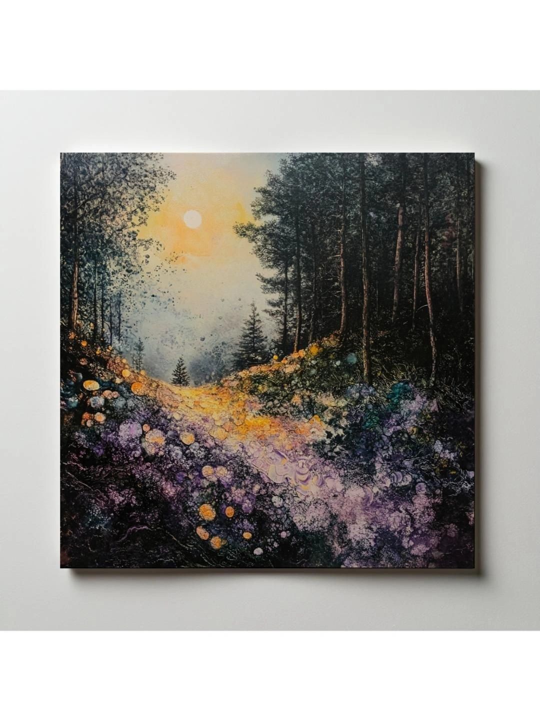 ARTOLIC Green & Yellow Printed Spring Landscape Wall Sticker-image-46