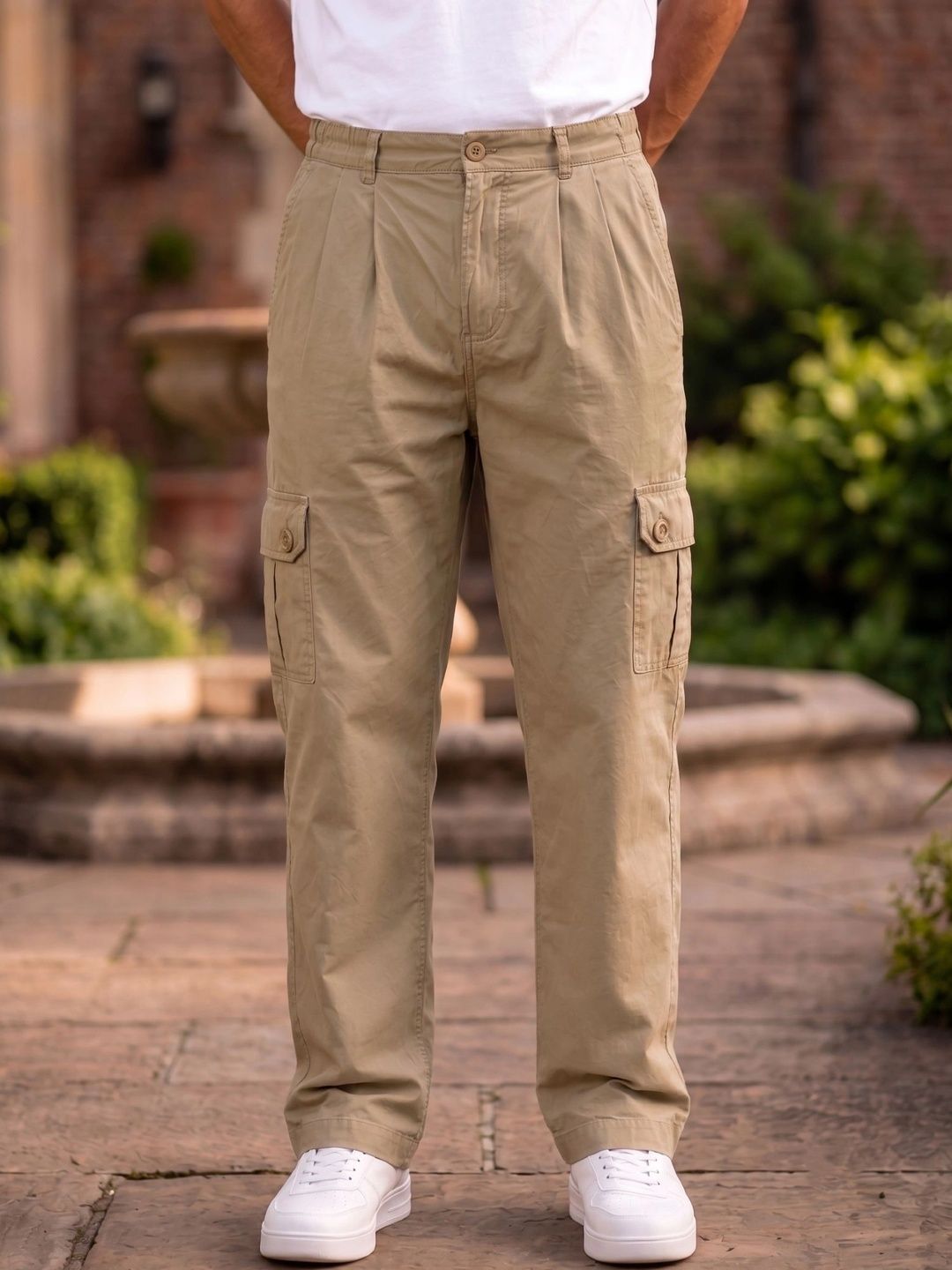Moda Rapido Men Relaxed Fit Cotton Cargos-picture-22
