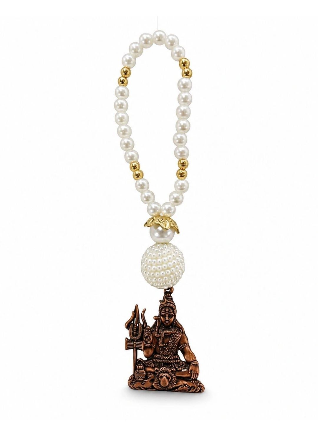 Adhvik Copper-Toned Religious Curio Showpiece-image-5