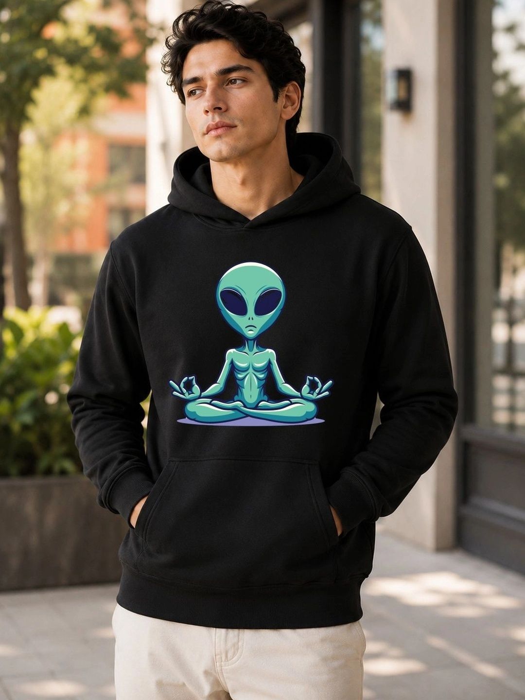 TRENDIFYTEEZ Men Printed Hooded Sweatshirt-picture-10