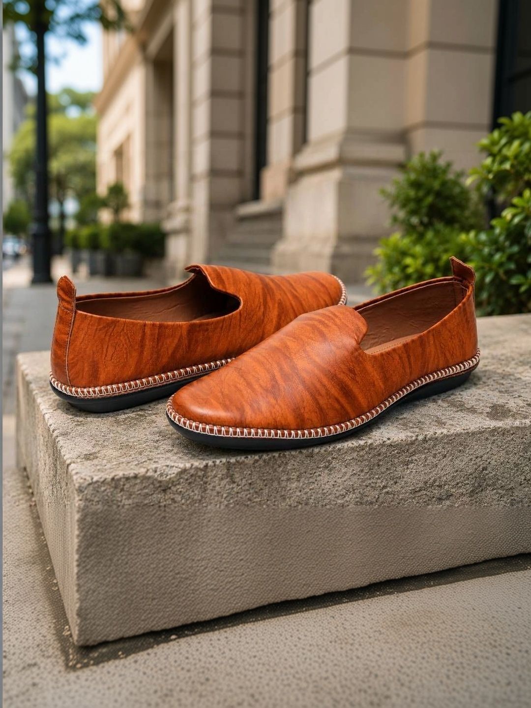 Groofer Men Textured Loafers-picture-22