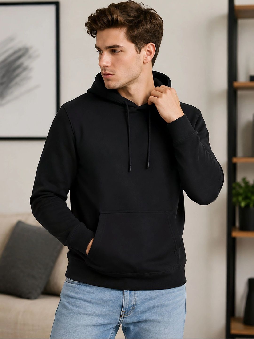 GLITO Men Printed Hooded Sweatshirt-picture-41
