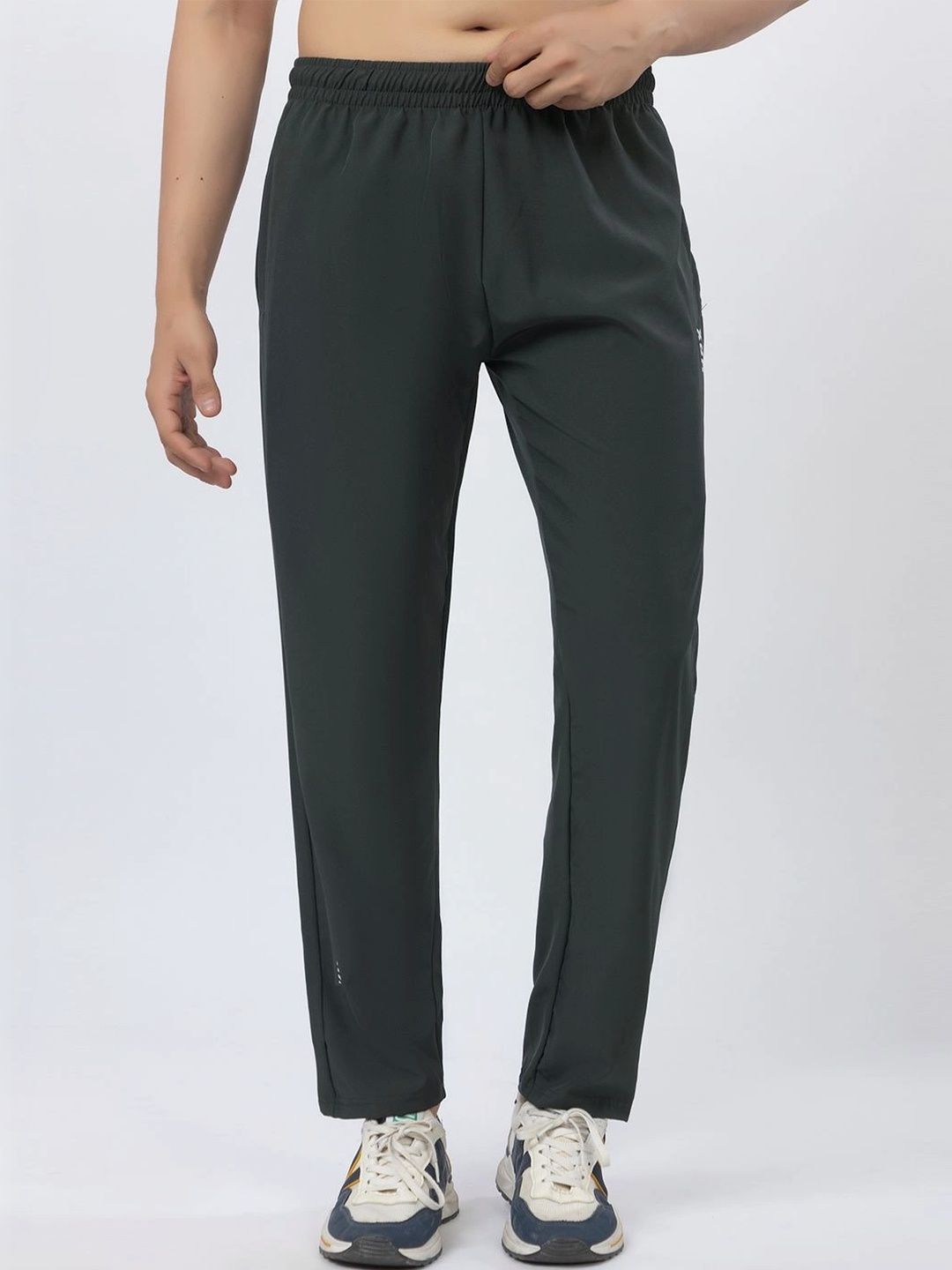 HRX by Hrithik Roshan Men Regular Fit Brand Logo Training Track Pants-picture-38