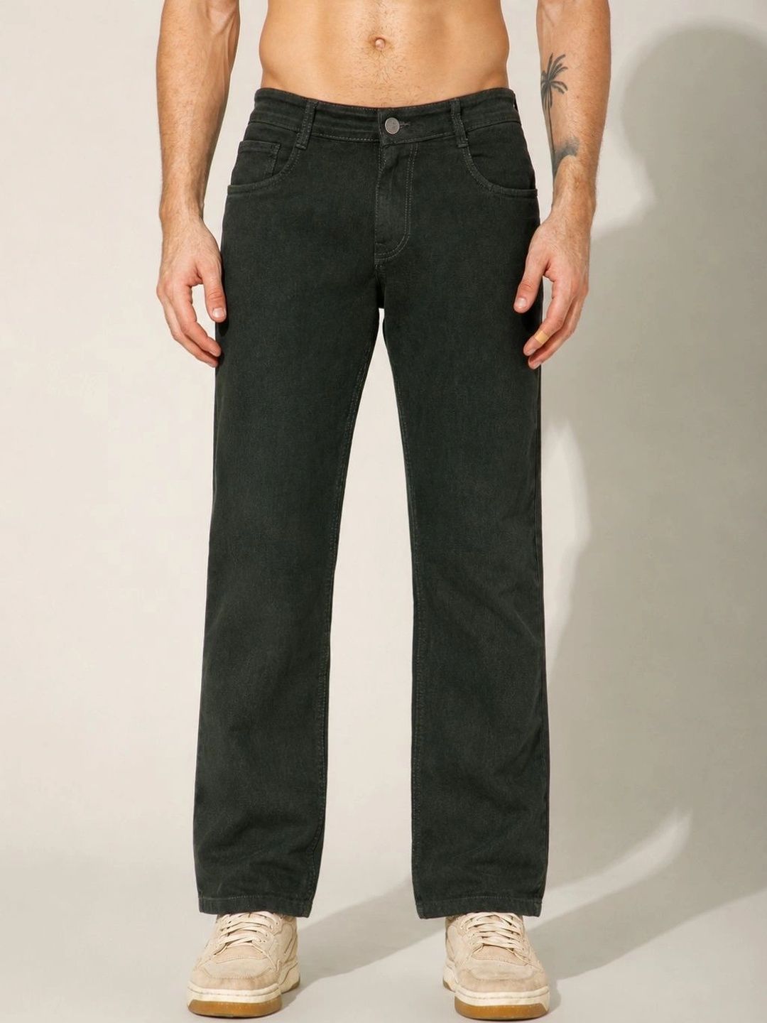 STUDIO NEXX Men Comfort Regular Fit Mid-Rise Stretchable Jeans-picture-48