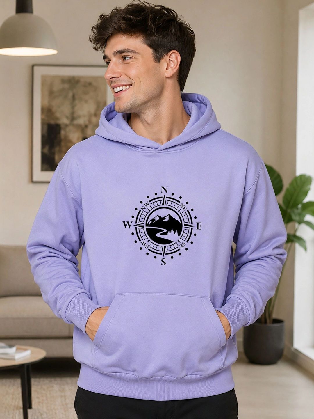 MaverIQ Men Printed Hooded Sweatshirt-picture-17
