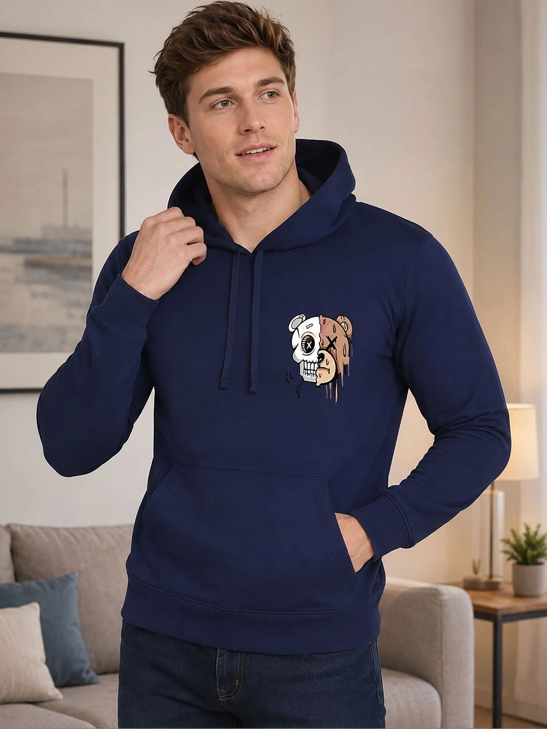 MaverIQ Men Printed Hooded Sweatshirt-picture-43