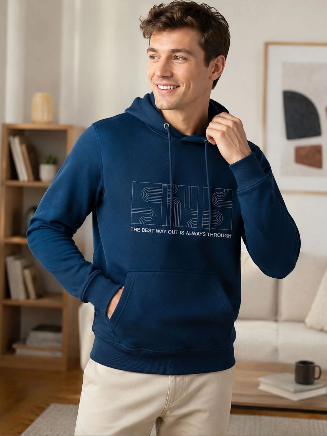 GLITO Men Printed Hooded Sweatshirt-picture-43