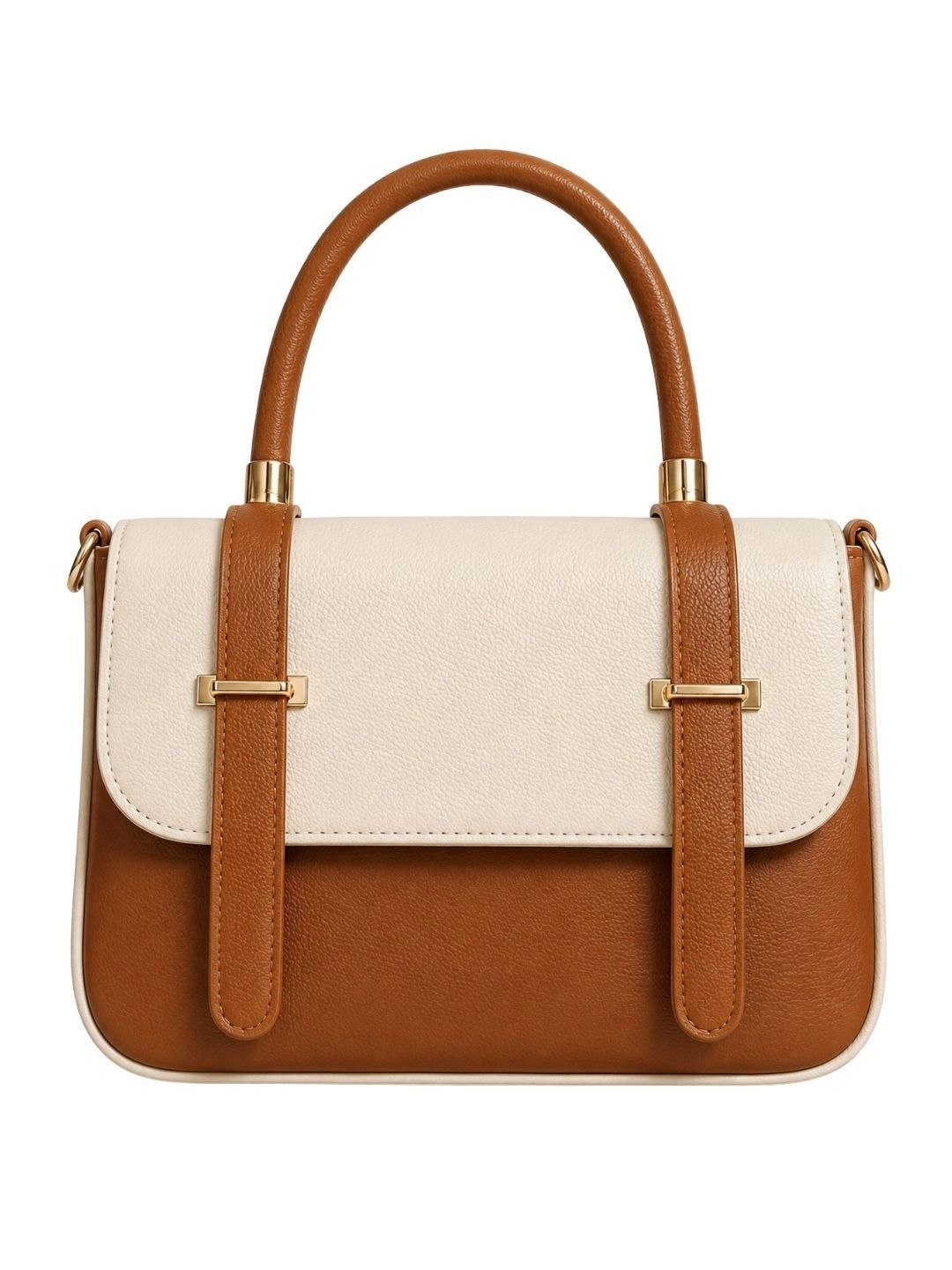 Hyraa Club Colourblocked PU Structured Handheld Bag-picture-55