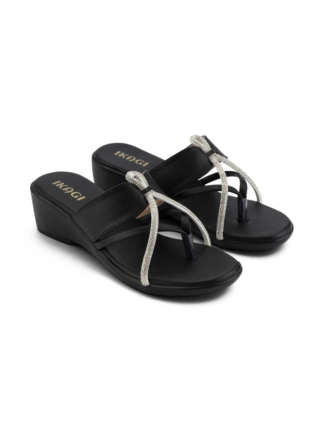 IKAGI Embellished Wedge Sandals-picture-38