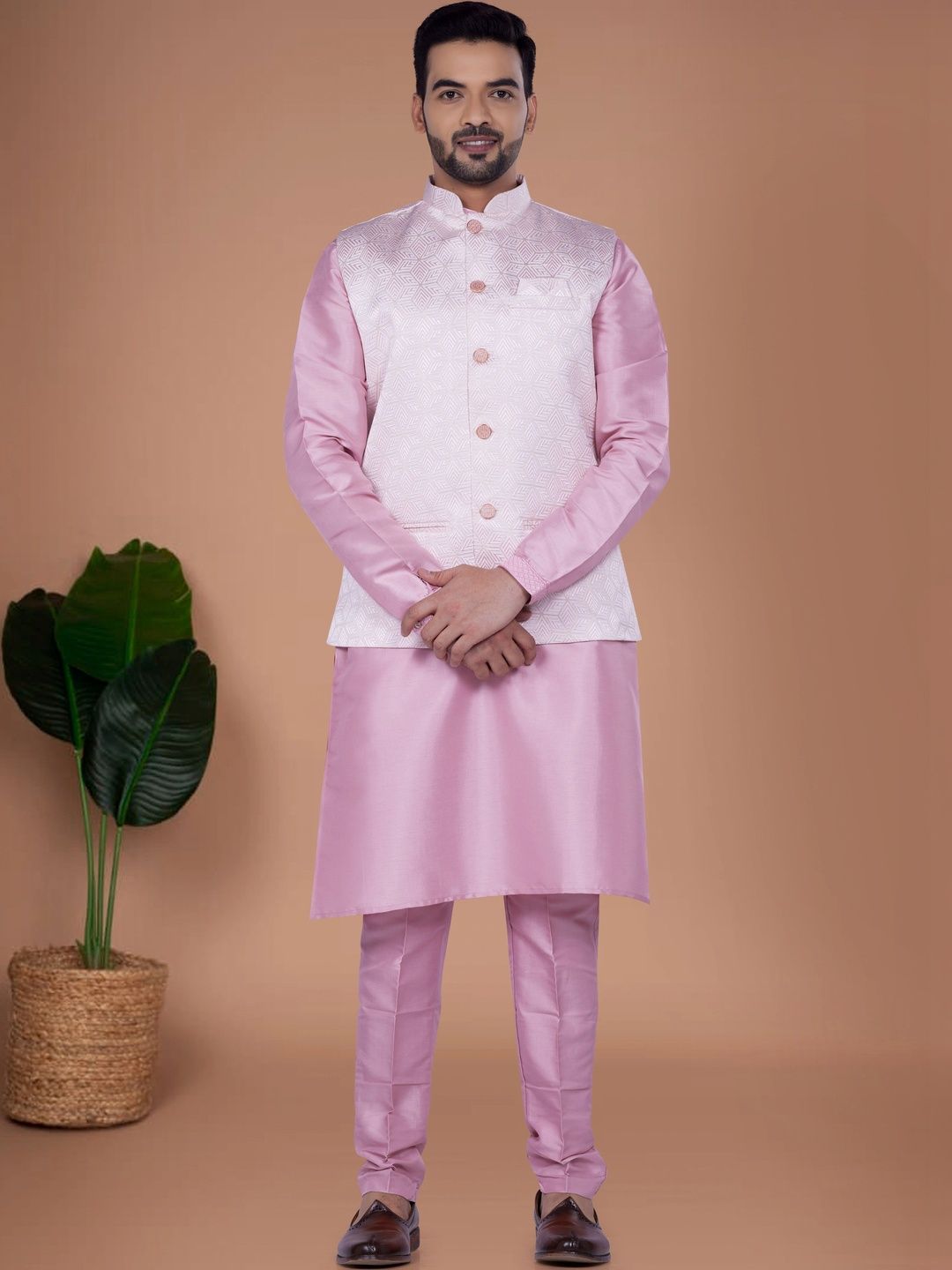 DULHAPAKSH Men Open Front Jacket-picture-53