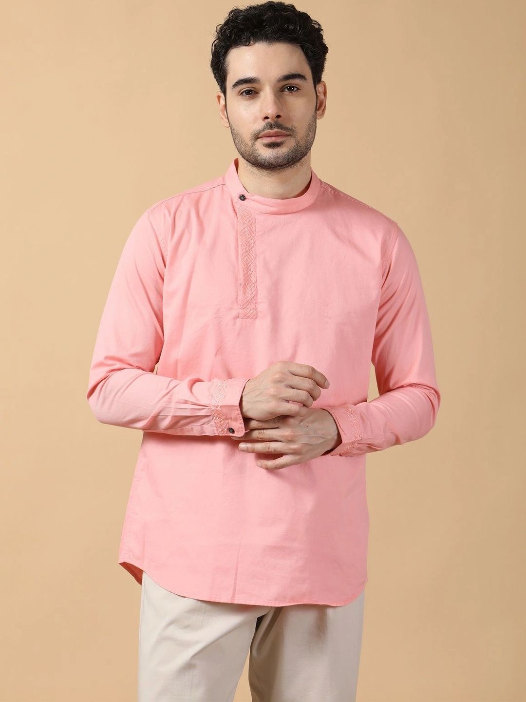 Kuons Men Embroidered Thread Work Kurta-picture-12