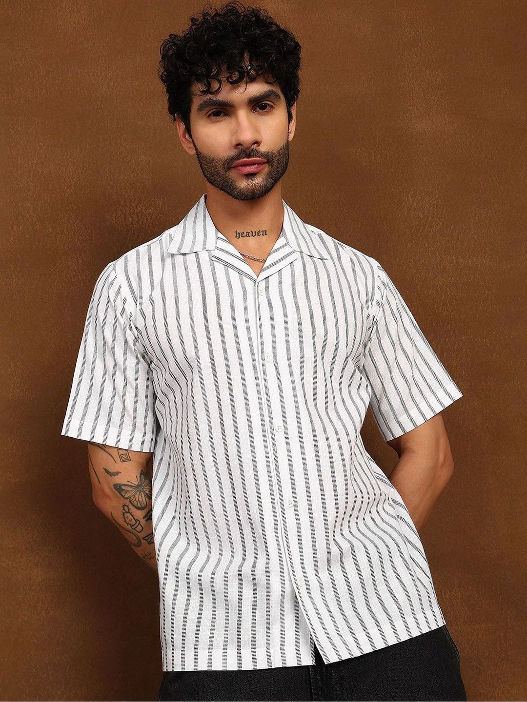 FABMADE Men Striped Casual Shirt-picture-31