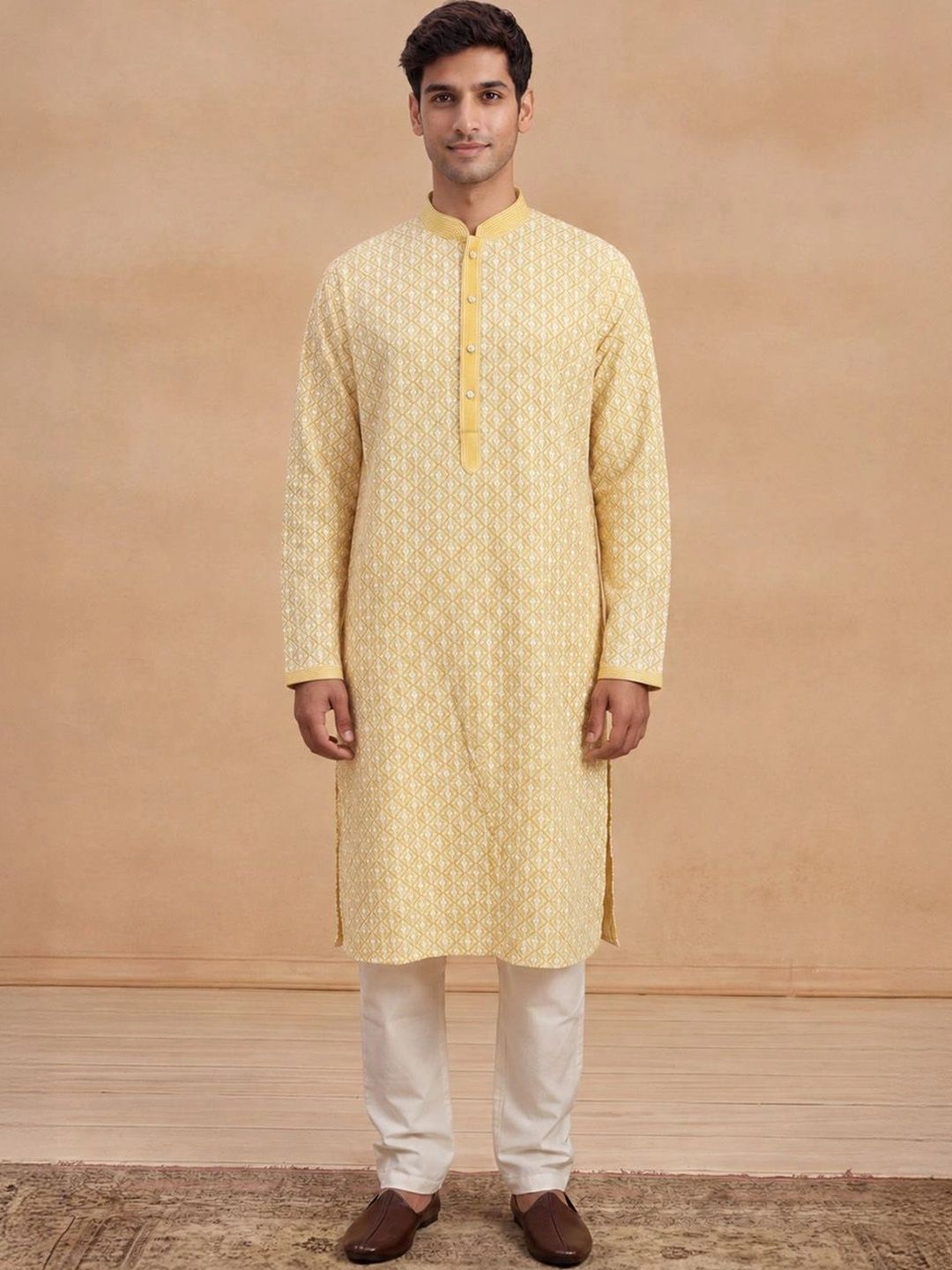 House of Chikankari Men Kurta-picture-14