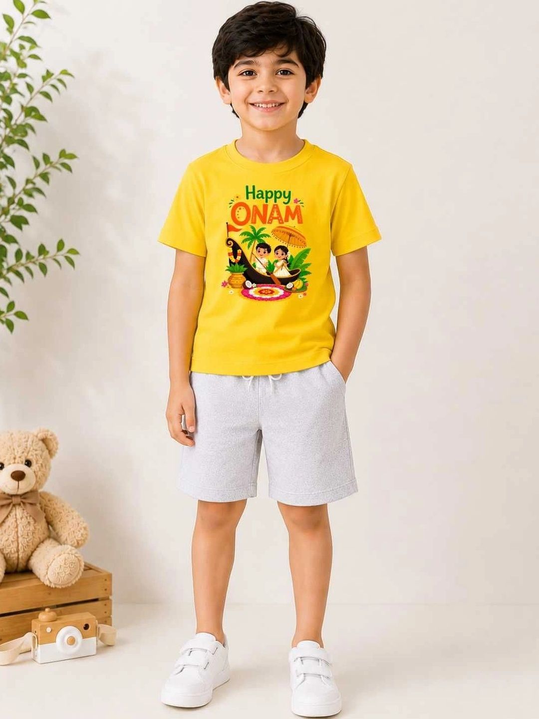 MALKIAT Boys Printed T-shirt with Shorts-picture-57