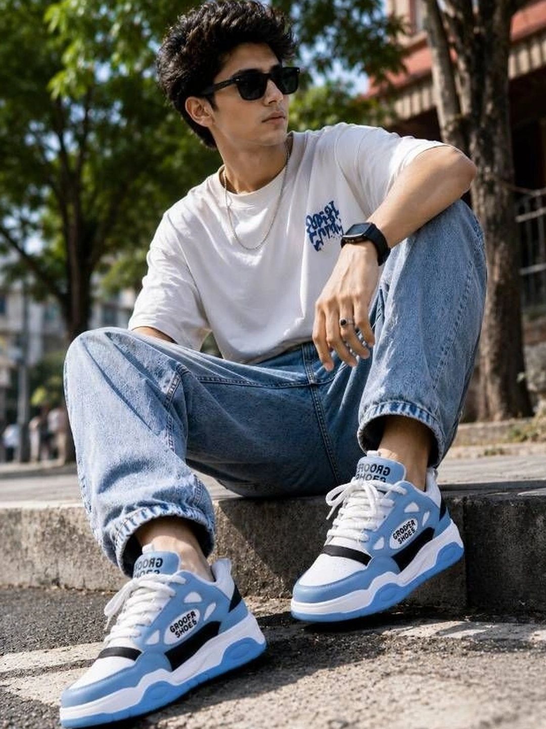 Groofer Men Colourblocked Sneakers-picture-51
