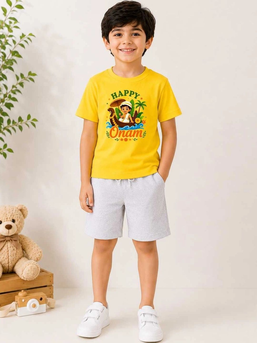 MALKIAT Boys Printed T-shirt with Shorts-picture-11