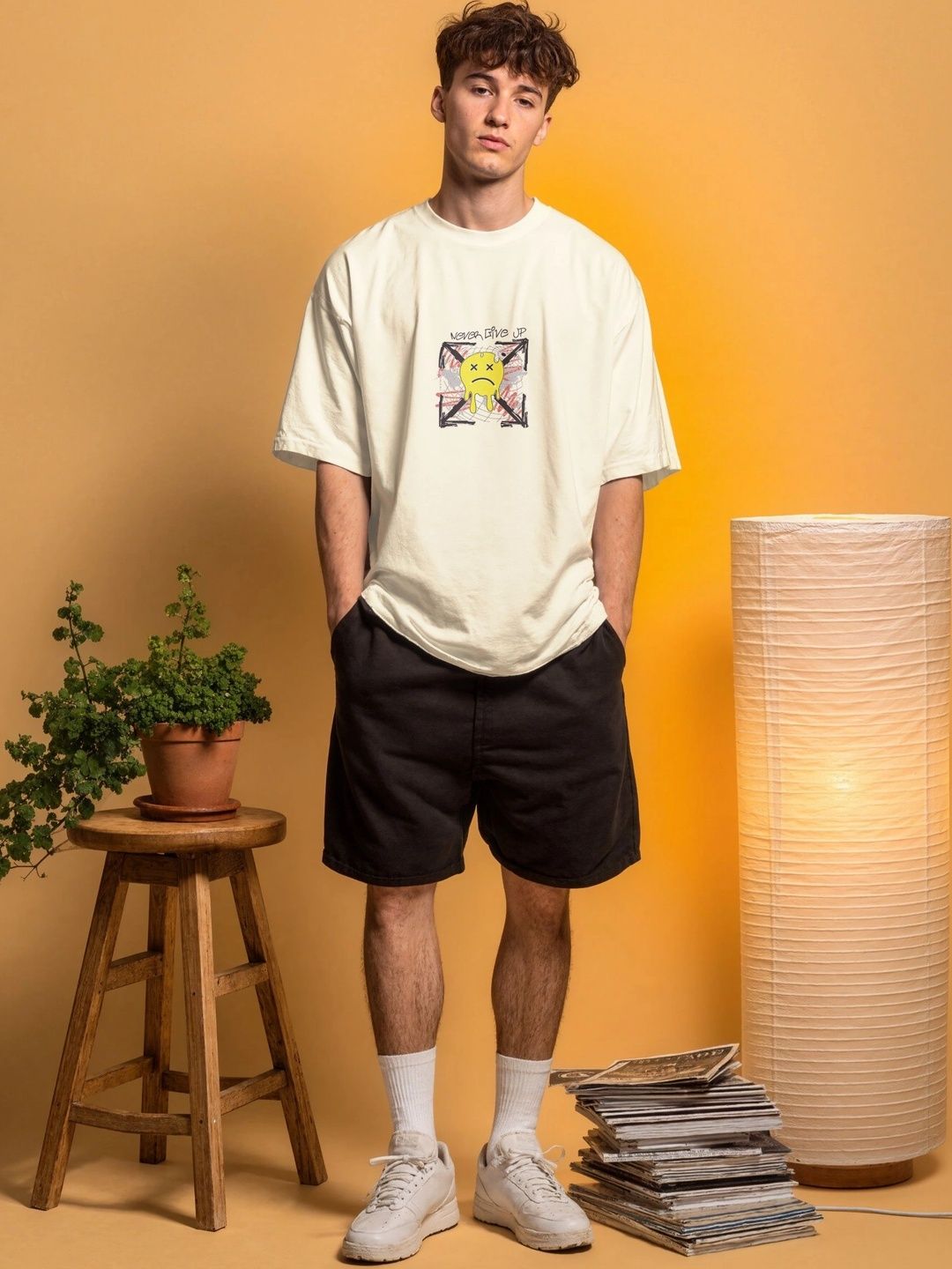 MERCHX Printed Pure Cotton T-shirt-picture-46