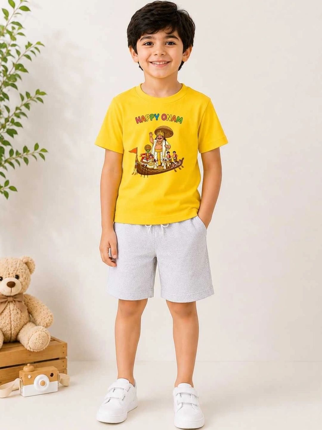MALKIAT Boys Printed T-shirt with Shorts-picture-32