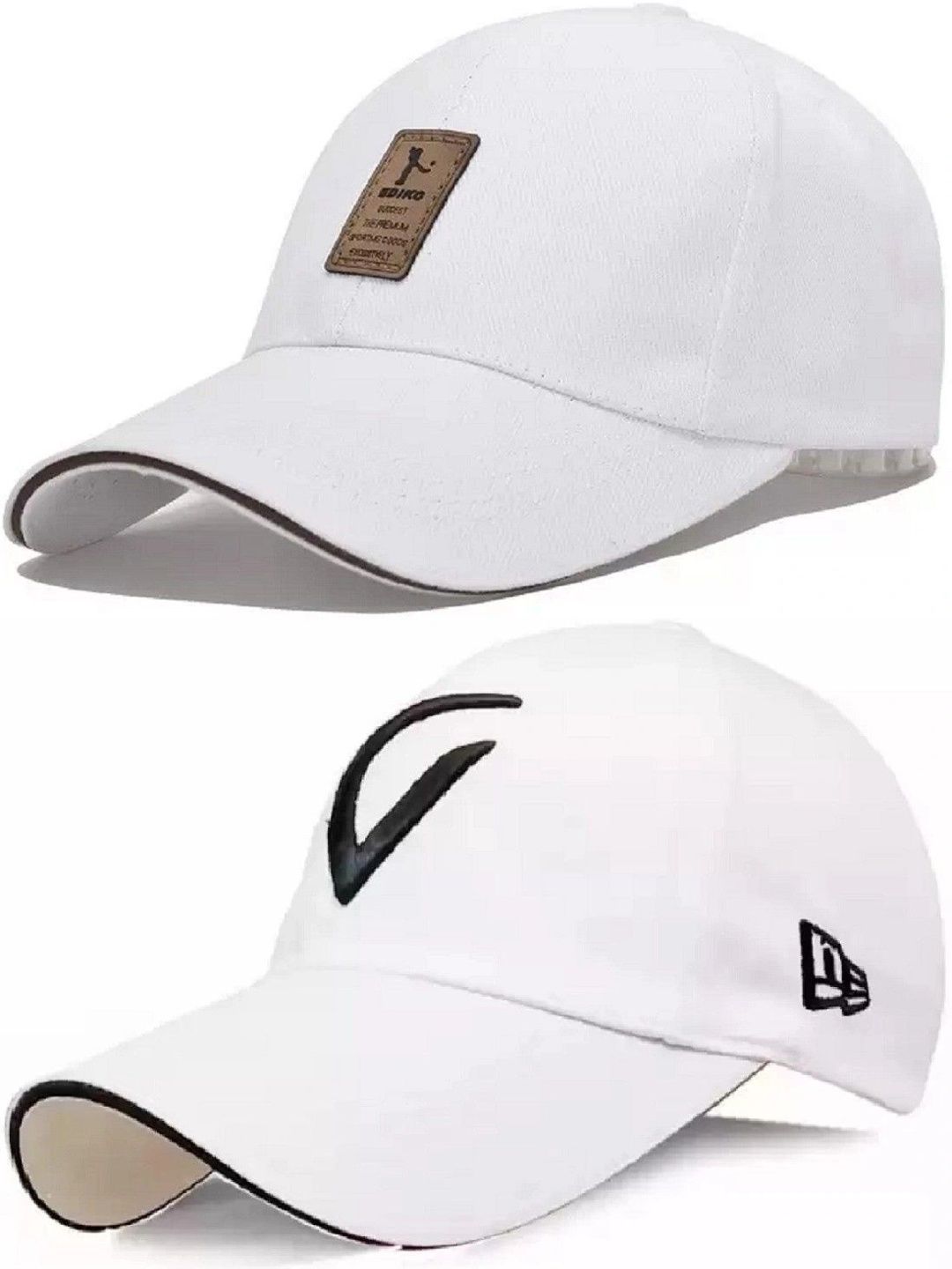 KLIZEN Unisex Pack Of 2 Printed Cotton Baseball Caps-picture-33