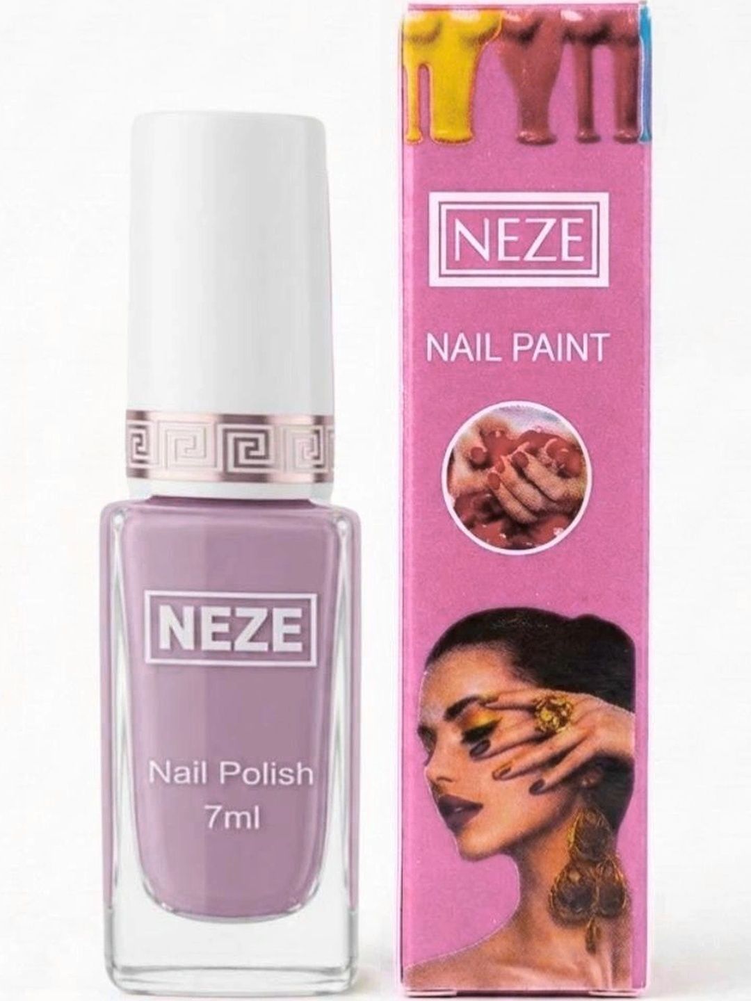 Neze Long Lasting & Chip Resistant Nail Polish - 7 ml -Purple-picture-48