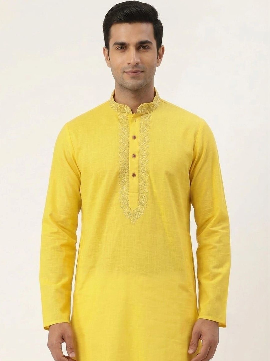 CF COMFORTFIRST Men Embroidered Thread Work Kurta-picture-37