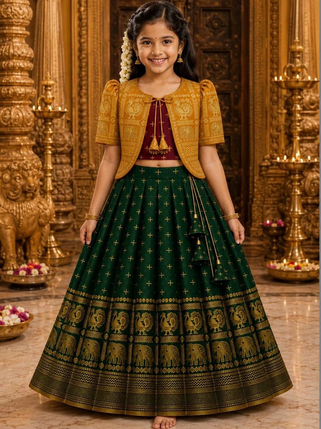 Ethzy Girls Ready to Wear Lehenga &-picture-20