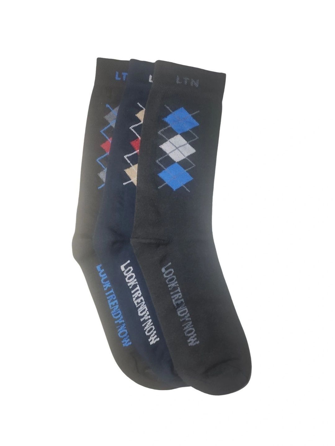 LookTrendyNow Men Cotton Patterned Above Ankle Socks-picture-42