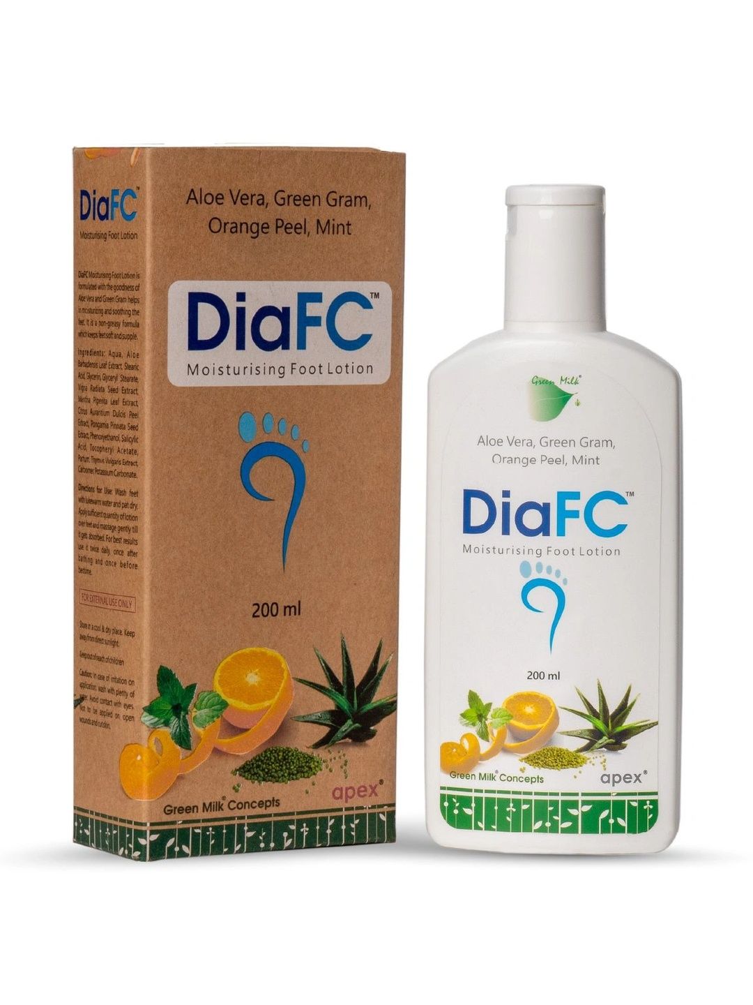 Green Milk Concepts DiaFC Moisturising Foot Lotion - 200 ml-image-6